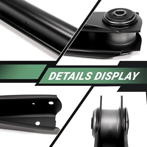 Upper & Lower Rear Trailing Arms With Bushings, Fit for 1978-1988 Chevy Monte Carlo/El Camino/Malibu, Oldsmobile Cutlass, Buick Regal, Pontiac Grand Pri -Replace 568-8985 568-9062 Trailing Arm in Kuwait