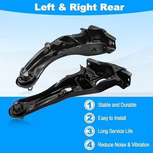 Rear Left & Right Suspension Trailing Arm Link Compatible with Jeep Compass 2007-2016, Patriot 2007-2017 Replace# 5105927AA, 5105930AA in Saudi Arabia