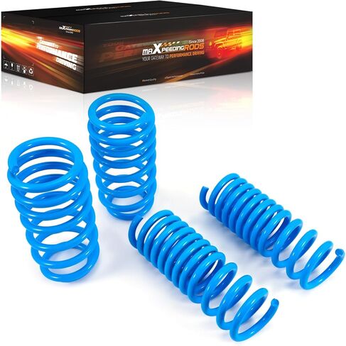 نوابض خفض maxpeedingrods لسيارة دودج تشارجر RWD 2011-2023، لكرايسلر 300 RWD 2011-2023، SAE 9254 زنبرك ملفوف عالي الشد (خفض أمامي 1.8 بوصة خلفي 2.0 بوصة)، أزرق in Kuwait