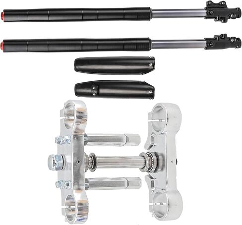 45/48mm Upside Down Front Forks with Triple Tree Clamp, 700mm (28") Pit Dirt Bike Front End Suspension for Apollo SSR CRF70 Taotao 110cc 125cc 140cc Off-Road Motocross in Saudi Arabia