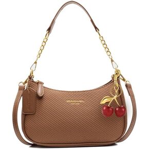 حقائب كتف صغيرة للنساء Y2k محفظة كتف لطيفة مع قلادة الكرز حقيبة يد مصممة عصرية للاستخدام اليومي in Kuwait