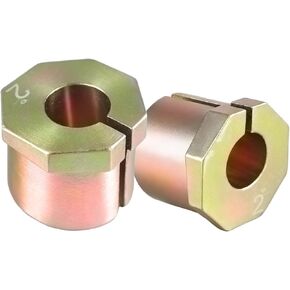 KR23228 Caster Shim Set 2 Degrees Compatible with 2005-2022 F250 F350 Super Duty, 2000-2005 Excursion, 2005-2018 F450 Super Duty - 2Pcs, For Increased Stability & Steering Return in Kuwait