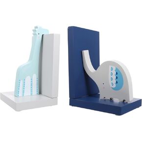 Luxshiny الإبداعية خشبية الكرتون الحيوان الدفتين كتاب يدعم للمنزل مكتب دراسة سدادات الكتاب الزخرفية مع التماثيل الحيوانية لطيف لأرفف الكتب والمجلات الملفات المنظم in Kuwait