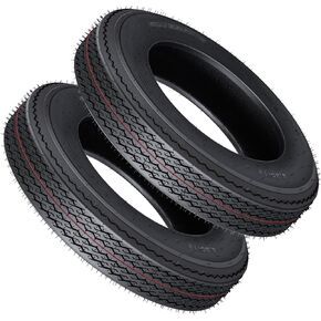 مجموعة إطارات مقطورة 5.30-12 مكونة من قطعتين، نطاق تحميل 6PR C، مداس عميق 6 مم، استبدال نصف قطري 12 بوصة، متين للمرافق والقوارب والتخييم ومقطورات البضائع in Kuwait