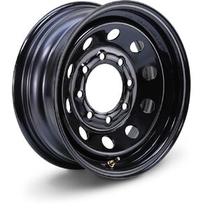 LIBRA 16 x 6 Heavy Duty Trailer Wheel 8 Lug on 6.5" Bolt Pattern Black Mod 4400lbs LCC-17061 in Kuwait