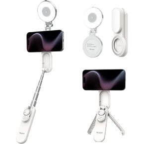 TELESIN Magnetic Selfie Stick Tripod with Bluetooth Remote Control, 27" Extendable Phone Stand Tripod for Magsafe for iPhone 15 14 13 12 Pro Max Series, All Android Phones with Magnetic Functionality in Kuwait