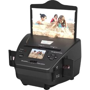 Digital Film & Photo Scanner – Converts 35mm/135 Slides, Negatives,NameCard & 3.5x5/4x6/5x7 Photos to 22MP JPEG – Slide & Negative Converter with 2.4" LCD & 4GB SD Card in Kuwait