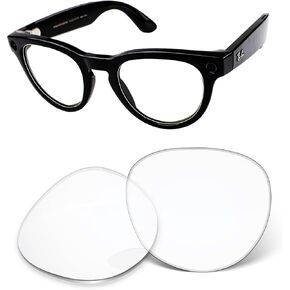 عدسات بديلة مقاس 1.6 مم متوافقة مع نظارات RayBan Meta Headliner (Gen 2) RW4013 الذكية مقاس 50 مم، مضادة للخدش وسهلة الملاءمة in Kuwait