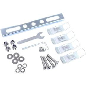 Motorcycle Top Case Mounting Bracket Kit with Steel Plates Screws Nuts Brackets Mount Hardware Set for Motorcycle Tail Box Top Box Tail Case Gas Scooter Rear Trunk Motorbike Electric Bike in Kuwait