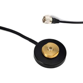 UAYESOK 5.9inch (150mm) NMO Magnetic Mount Antenna Base Ham Mobile Radio Antenna Magnet Mount with 5M(16.4ft) RG58 Coaxial Cable PL-259 Plug for HF/VHF/UHF NMO Antenna in Kuwait