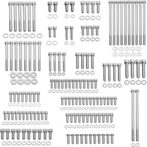 طقم تثبيت مسمار وحشية المحرك من الفولاذ المقاوم للصدأ - متوافق مع 98-02 Camaro Firebird Trans Am & 04 GTO (خانق كابل LS1/LS6 3-Bolt) in Kuwait