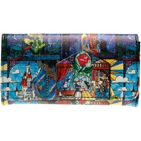 Beauty and The Beast Trifold Womens Hand Purse Clutch Wallet in Saudi Arabia