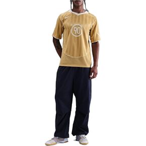 قميص كرة القدم توتال 90 Dri-FIT بأكمام قصيرة للرجال من نايكي (ذهبي للنادي/أبيض ساميت/أبيض ساميت) in Kuwait