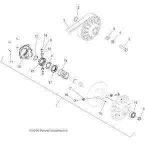بولاريس OEM مربوطة العنكبوت مدفوعة 2011-18 رياضي RZR 1000 570 900 XP 4 SP 5139593 in Kuwait