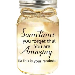 هدايا الأخت - برطمان ميسون مع أضواء دافئة، هدية الأخت الروحية للنساء، هدايا عيد ميلاد الأخت، ديكورات هدية لذكرى عيد الشكر in Kuwait