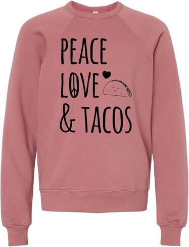 Long Sleeve Unisex Kids' Sweatshirt, Unisex Graphic Sweatshirt, Shirts with Sayings, Heather Gray or Mauve in Saudi Arabia