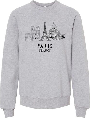 Long Sleeve Unisex Kids' Sweatshirt, Unisex Graphic Sweatshirt, Shirts with Sayings, Heather Gray or Mauve in Saudi Arabia