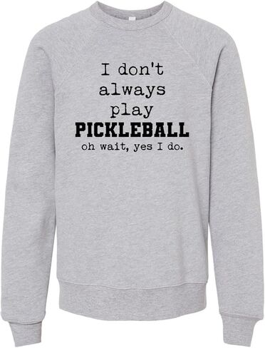 Long Sleeve Unisex Kids' Sweatshirt, Unisex Graphic Sweatshirt, Shirts with Sayings, Heather Gray or Mauve in Saudi Arabia