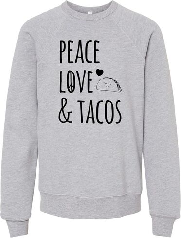 Long Sleeve Unisex Kids' Sweatshirt, Unisex Graphic Sweatshirt, Shirts with Sayings, Heather Gray or Mauve in Saudi Arabia