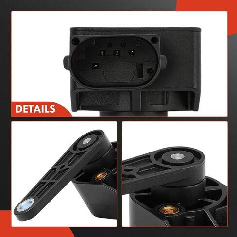مستشعر مستوى ارتفاع الركوب A-Premium متوافق مع Audi A8 Quattro 2003-2010، S8 2007-2009 وBentley Continental 2006-2013، جانب السائق الأيسر الأمامي in Kuwait
