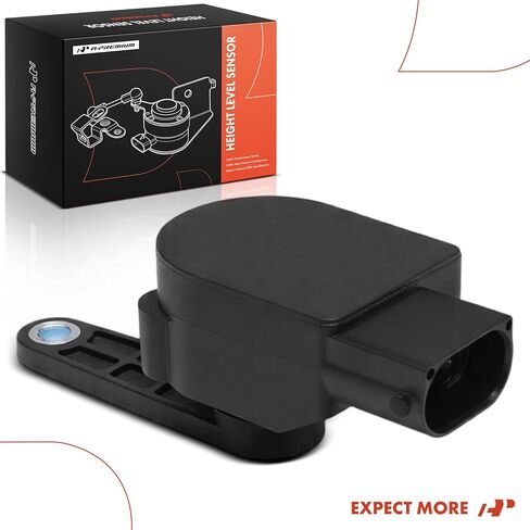 مستشعر مستوى ارتفاع الركوب A-Premium متوافق مع Audi A8 Quattro 2003-2010، S8 2007-2009 وBentley Continental 2006-2013، جانب السائق الأيسر الأمامي in Kuwait
