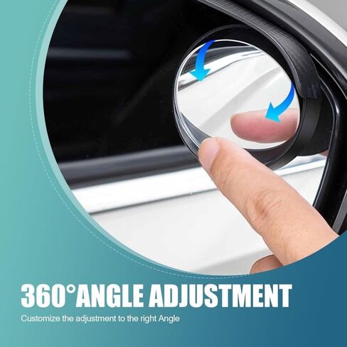 2 Pcs Car Rearview Blind Spot Mirror Rain Eyebrow, Car Rearview Mirror Protection Shield, Universal Automobile Accessories, for Most Cars, Trucks and Vans (Black) in Saudi Arabia
