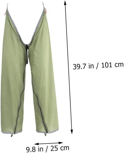 SUPVOX Divided Rain Pants Pocket Lightweight Outdoor Gear for Hiking Waistband for Comfort Breathable Rain Pants for All Seasons Olive Green in Saudi Arabia