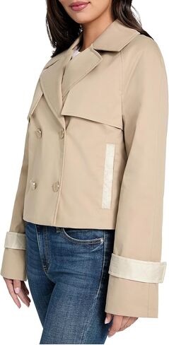 GUESS womens Charlotte Short Trench in Saudi Arabia