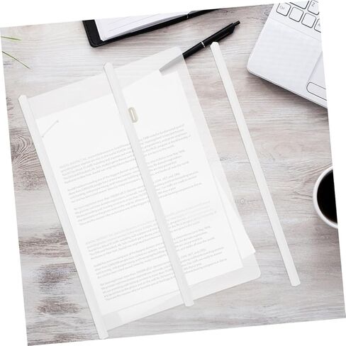 DOITOOL 20pcs Sliding Binding Bars for Report Covers Portable Document Fasteners Multiuse Paper Folder Organizer for School Office and Home Use in Kuwait