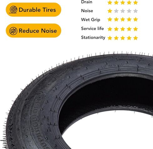 مجموعة إطارات مقطورة 5.30-12 مكونة من قطعتين، نطاق تحميل 6PR C، مداس عميق 6 مم، استبدال نصف قطري 12 بوصة، متين للمرافق والقوارب والتخييم ومقطورات البضائع in Kuwait