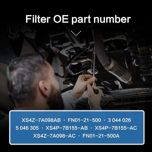 FN4AEL J39A Transmission Filter with Gasket Compatible with 2000 2002-2011 Ford Focus 2010-2013 Ford Transit Connect OE: XS4Z-7A098AB FN01-21-500 XS4P-7B155-AB XS4P-7B155-AC XS4Z-7A098-AC FN01-21-500A in Saudi Arabia