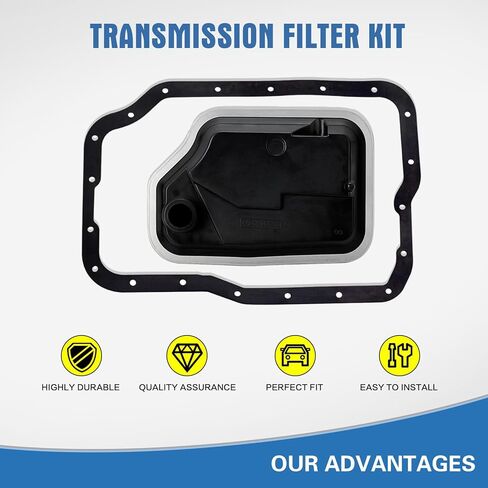 FN4AEL J39A Transmission Filter with Gasket Compatible with 2000 2002-2011 Ford Focus 2010-2013 Ford Transit Connect OE: XS4Z-7A098AB FN01-21-500 XS4P-7B155-AB XS4P-7B155-AC XS4Z-7A098-AC FN01-21-500A in Saudi Arabia