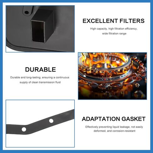 FN4AEL J39A Transmission Filter with Gasket Compatible with 2000 2002-2011 Ford Focus 2010-2013 Ford Transit Connect OE: XS4Z-7A098AB FN01-21-500 XS4P-7B155-AB XS4P-7B155-AC XS4Z-7A098-AC FN01-21-500A in Saudi Arabia