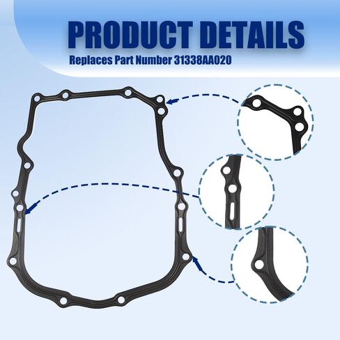 31338AA020 CVT Transmission Cover Gasket Replacement for Subaru Crosstrek 2013-2018 Forester 2014-2018 Impreza 2.0L 2012-2018 Legacy 2.5L 2013-2018 Outback 2.5L 2013-2018 in Kuwait