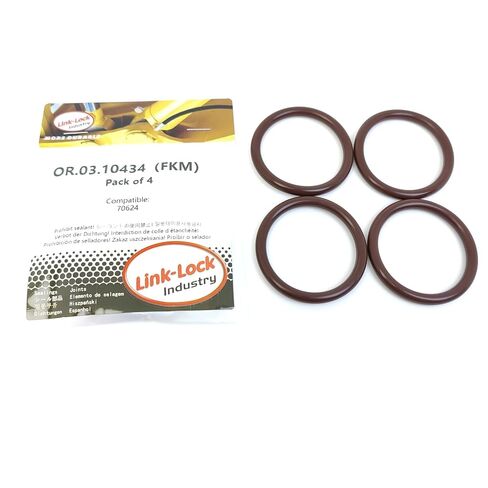4 قطعة OR.03.10434 FKM Viton 43.82×5.33 مجموعة الختم العالمية O-Ring 70624 للكمون in Saudi Arabia