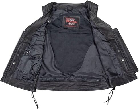 MILWAUKEE MOTORCYCLE CLOTHING CO. سترة راكبي الدراجات النارية من الجلد الفاخر للسيدات - مقاس كبير in Kuwait