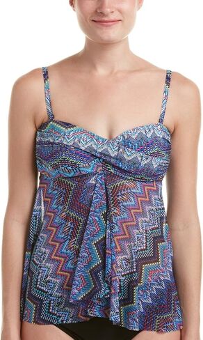 بدلة سباحة نسائية من Profile by Gottex بتصميم Bandeau Flyaway Tankini in Kuwait