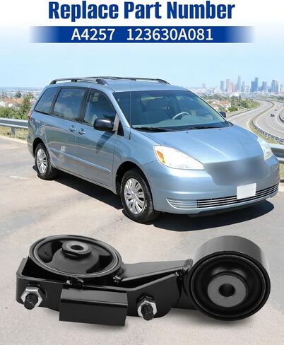 استبدال دعامة عزم دوران المحرك مناسب لمحرك سيينا 3.5L V6 (FWD AWD) Trans 2004 2005 2006 استبدال A4257 123630A081 in Kuwait