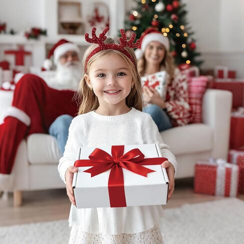 50 عبوة من صناديق الشحن مقاس 9 × 6 × 2 بوصة، صندوق بريد من الورق المقوى المموج، صناديق بريد صغيرة بيضاء للهدايا، صناديق تغليف لهدايا الأعمال والنقل والتخزين in Kuwait