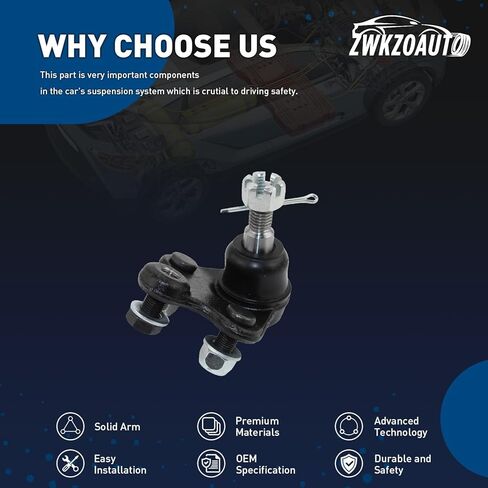 Front Lower Suspension BallJoint Automotive Replacement Ball Joints for Acura RDX 2007-2012 2.3L l4, for Acura RDX 2013-2018 3.5L V6, for Honda CR-V 2007-2009 2012-2016 2.4L l4 in Saudi Arabia