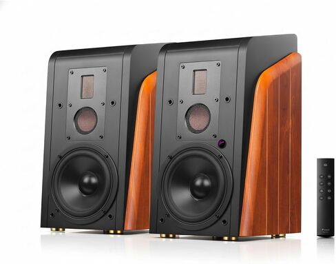 HiVi-Swans M200MKII WiFi Audiophile Bluetooth Bookshelf Speakers, Home Music System aptX Bluetooth, 80W Studio Speakers Built-in DSP for Desktop/PC/Record Player in Saudi Arabia