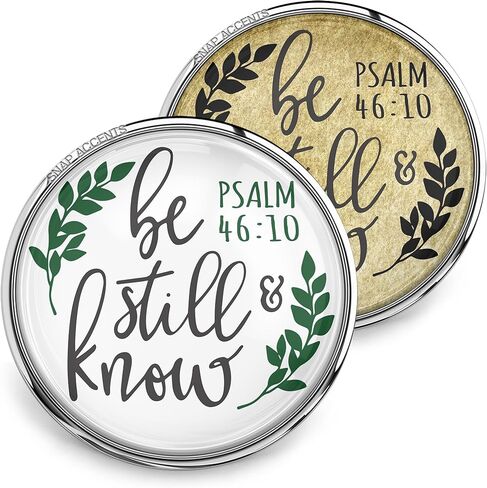 Bible Verse Snap Jewelry Ginger Charm 18MM Christian Scripture Song Button Fits Bracelets, Necklaces, Keychains in Saudi Arabia