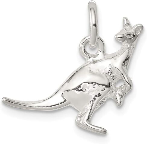 925 Sterling Silver Kangaroo Charm in Saudi Arabia