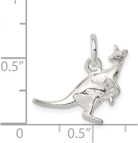 925 Sterling Silver Kangaroo Charm in Saudi Arabia