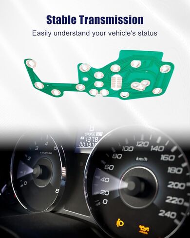 Speedometer and Tachometer Printed Circuit Board Compatible with Chevy Corvette C3 1977-1982, Center Instrument Cluster Printed Circuit Board Replace 606755 25-101874-1 25023577 in Saudi Arabia