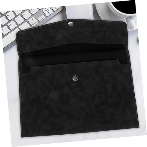 Car Document Organizer Holder Vehicle Registration Insurance Card Case Stylish for Car Paperwork Secure Closure for Storage in Saudi Arabia