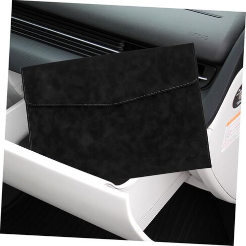 Car Document Organizer Holder Vehicle Registration Insurance Card Case Stylish for Car Paperwork Secure Closure for Storage in Saudi Arabia