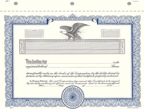 Duke 11 Stock Certificates | Pack of 15 in Saudi Arabia