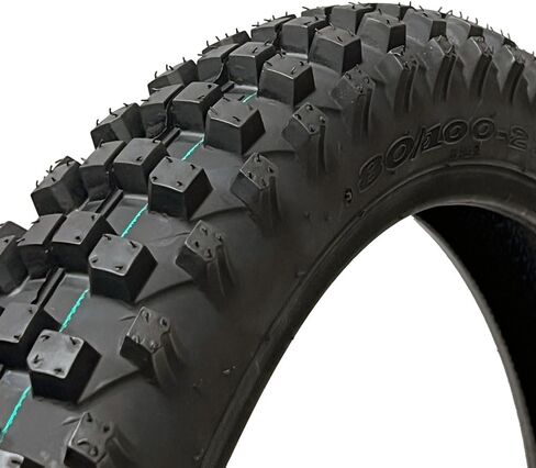 إطار دراجة MMG Dirt 80/100-21 موديل P153 أمامي أو خلفي للطرق الوعرة لـ KDX200 C1-C3 (86-88)، KDX200/220 (89-06)، KLX250R (94-96)، KLX250S، KLX300 (97-06) in Kuwait