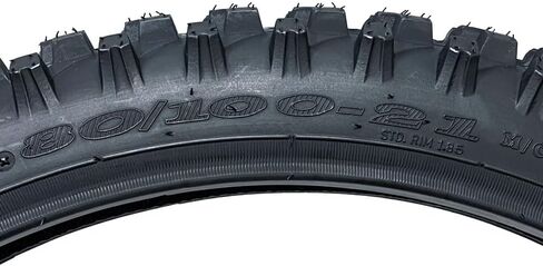 إطار دراجة MMG Dirt 80/100-21 موديل P153 أمامي أو خلفي للطرق الوعرة لـ KDX200 C1-C3 (86-88)، KDX200/220 (89-06)، KLX250R (94-96)، KLX250S، KLX300 (97-06) in Kuwait